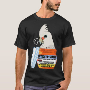 Camiseta Papagaio-Antidepressivo Bonito I Goffins Cockatoa