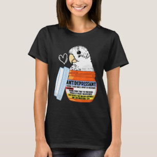 Camiseta Papagaio-antidepressivo Bonito I White Budget Budg