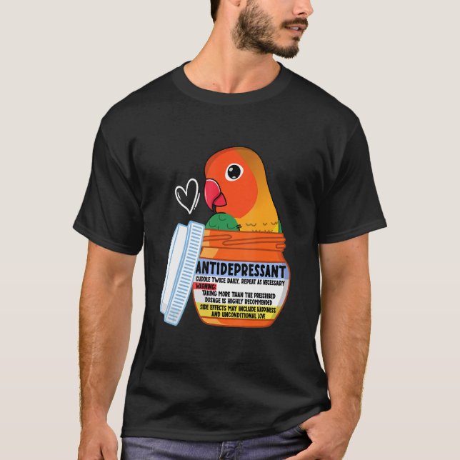 Camiseta Papagaio-antidepressivo-Cachorro I (Frente)