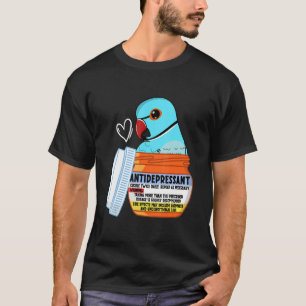 Camiseta Papagaio-antidepressivo-Cinto Azul-Índio
