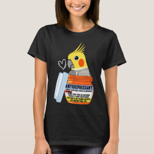 Camiseta Papagaio-Antidepressivo Cujo Cockatiel