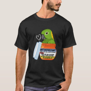 Camiseta Papagaio Antidepressivo Fofo I Papagaio-do-sol