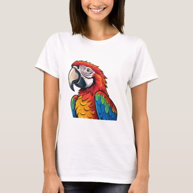 Camiseta Papagaio arara (Frente)