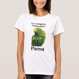 Camiseta Papagaio Arara Passaro Tagarela Engraçado