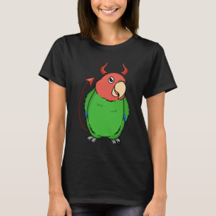 Camiseta Papagaio Assustador do Diabo Eu Enfrentei o Amor V