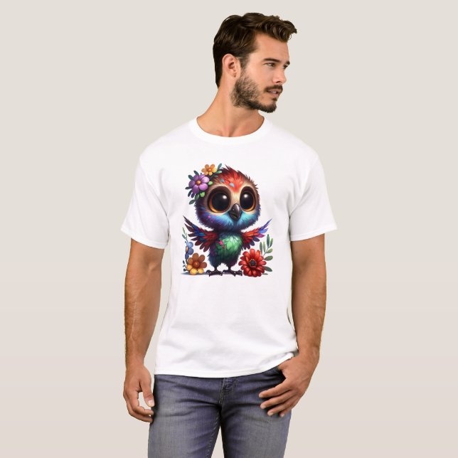 Camiseta Papagaio Bebê (Frente Completa)