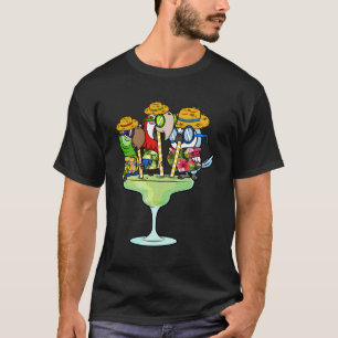 Camiseta Papagaio Bebendo Margarita — Papagaio Tropical