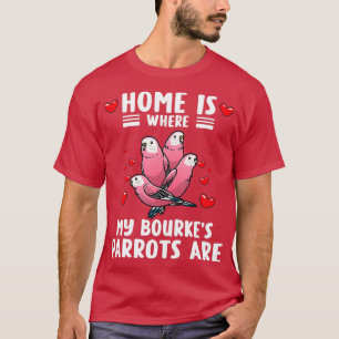 Camiseta Papagaio Bourkex27s Pássaro Pássaro Parakeet 5