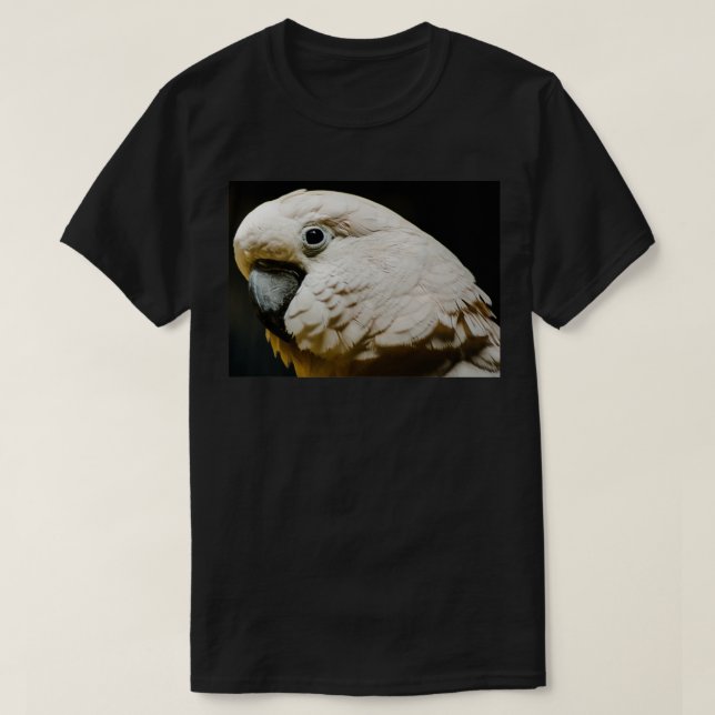 Camiseta Papagaio Branco (Frente do Design)