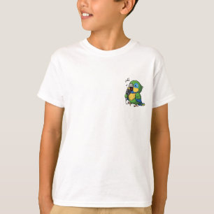 Camiseta Papagaio Cantando Desenho Animado Musical Infantil