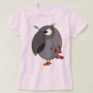 Camiseta Papagaio-Cinza africano