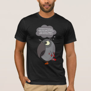 Camiseta Papagaio-Cinza africano Cuidado com os dedos!