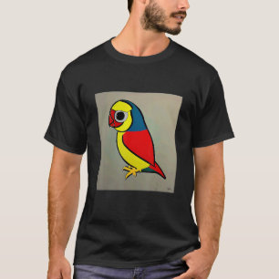 Camiseta Papagaio Cockatiel Fofo Moderno Para Homens Mulher
