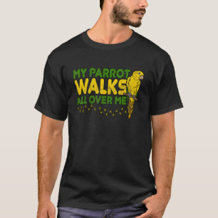 Camiseta Papagaio Cockatiel Love Bird Galo Galinhas Budgie