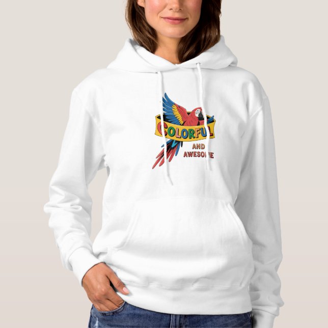 Camiseta Papagaio Colorido (Frente)