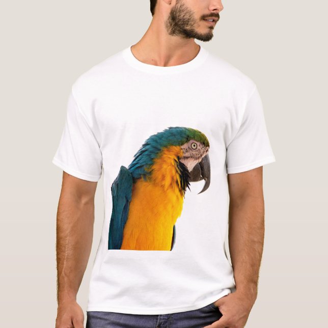 Camiseta Papagaio colorido (Frente)