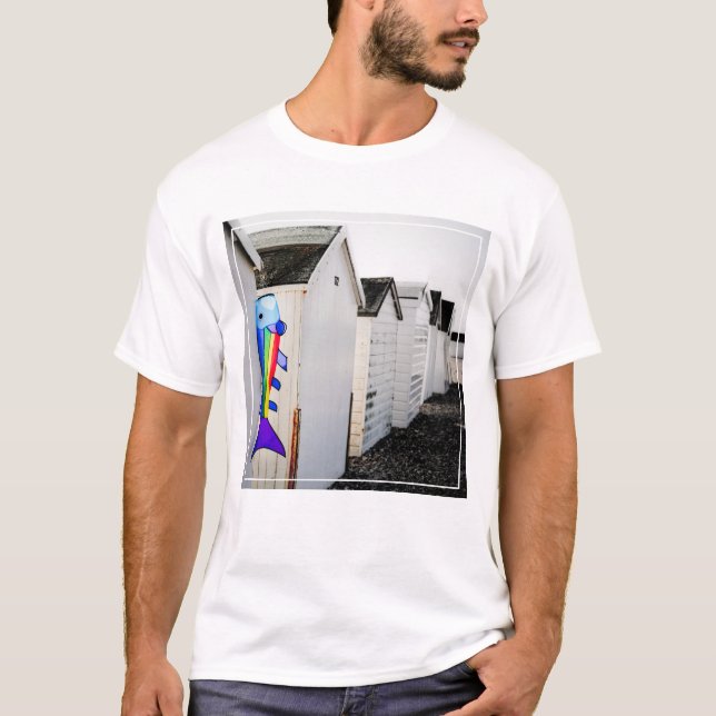 Camiseta Papagaio colorido arco-íris (Frente)