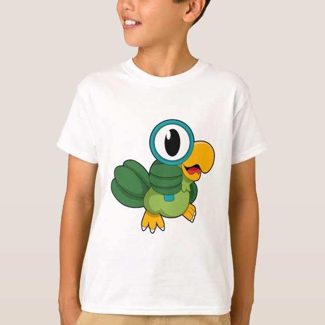 Camiseta Papagaio com ampolas (Frente)