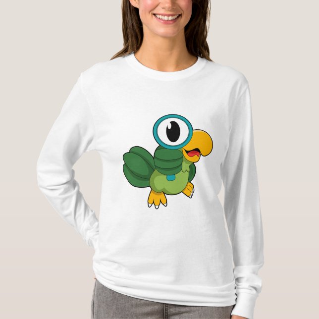 Camiseta Papagaio com ampolas (Frente)