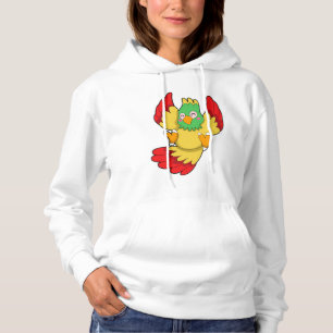 Camiseta Papagaio com Cabeça Verde