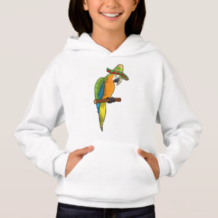 Camiseta Papagaio com chapéu de palha
