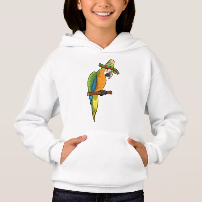 Camiseta Papagaio com chapéu de palha (Frente)