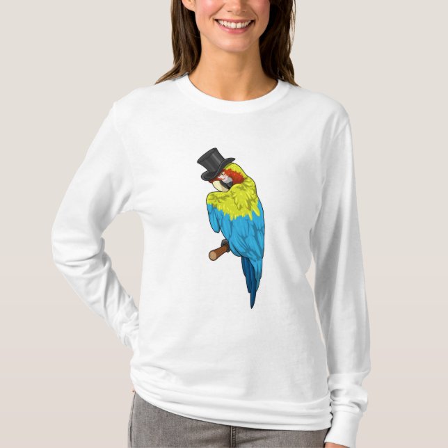 Camiseta Papagaio com Cilindro (Frente)
