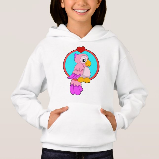 Camiseta Papagaio com Coração (Frente)