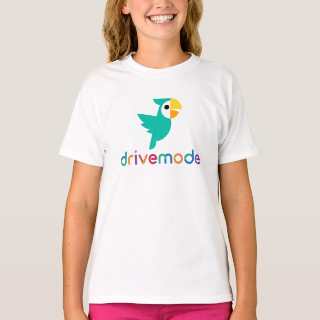 Camiseta Papagaio com Drivemode Colorida (Frente)