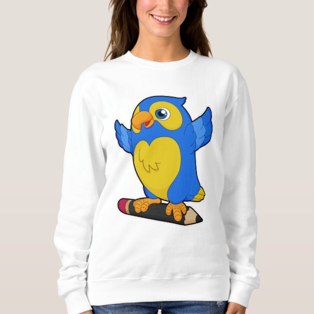 Camiseta Papagaio com Lápis (Frente)