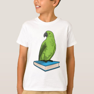 Camiseta Papagaio com Livro