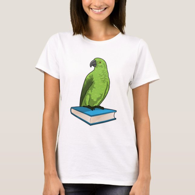 Camiseta Papagaio com Livro (Frente)