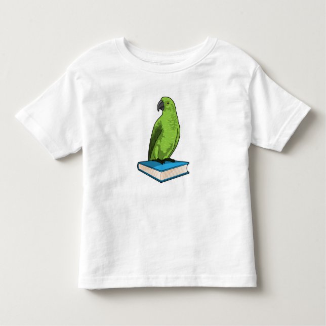 Camiseta Papagaio com Livro (Frente)