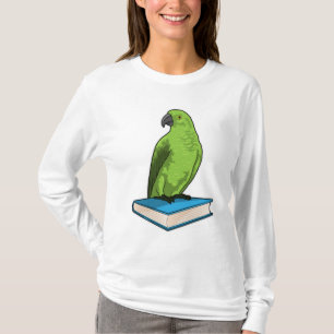 Camiseta Papagaio com Livro