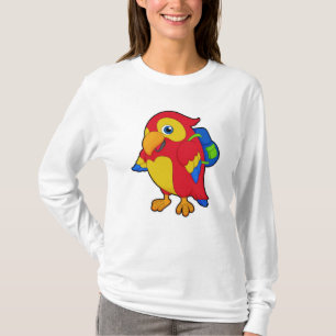 Camiseta Papagaio com mochila