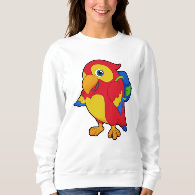 Camiseta Papagaio com mochila (Frente)