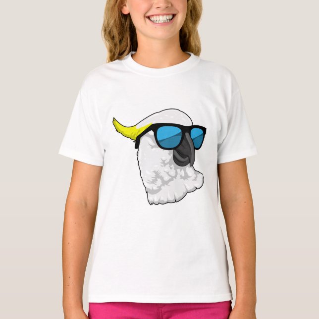 Camiseta Papagaio com Óculos de Sol (Frente)