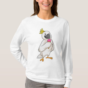 Camiseta Papagaio com sorvete Waffle