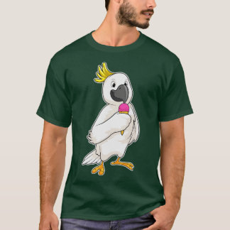 Camiseta Papagaio com sorvete Waffle
