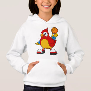 Camiseta Papagaio como jogador de basquetebol