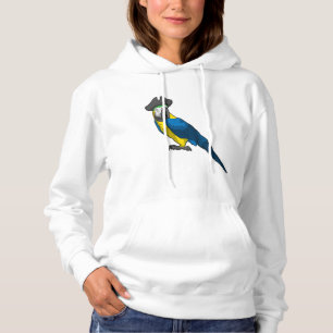 Camiseta Papagaio como Pirata com Chapéu