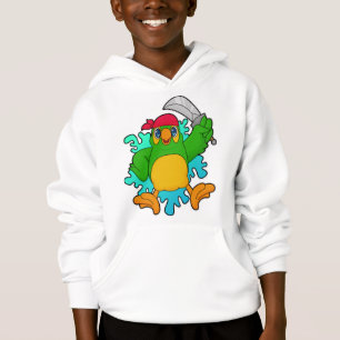 Camiseta Papagaio como Pirata com Espada