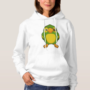 Camiseta Papagaio como Pirata com Eyepatch