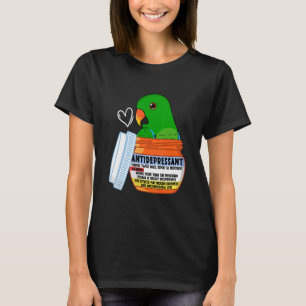 Camiseta Papagaio-Comprimido Coroado I Macho Eclectus