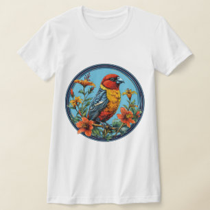 Camiseta Papagaio cruzado Colorido