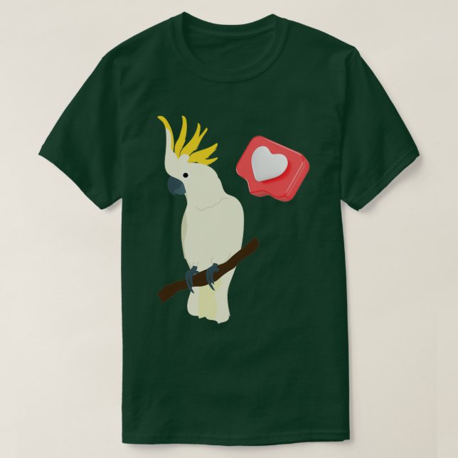 Camiseta papagaio da cinza africano 13 (Frente do Design)