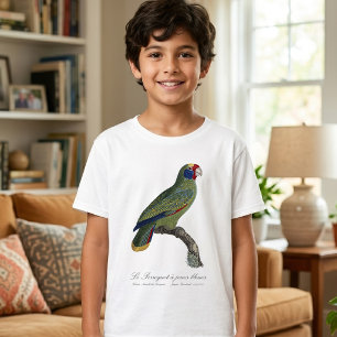 Camiseta Papagaio-de-cauda-vermelha, Amazona Brasiliensis