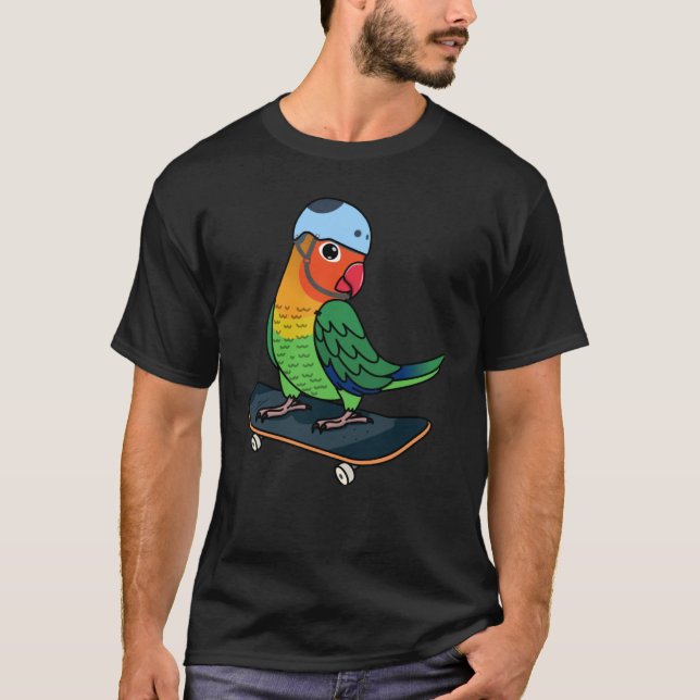 Camiseta Papagaio De Skate I Fischers Lovebird (Frente)