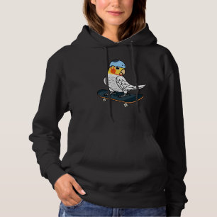 Camiseta Papagaio De Skateado I Lutino Cockatiel