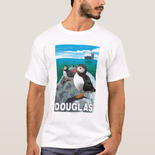 Camiseta Papagaio-do-mar & navio de cruzeiros - Douglas,